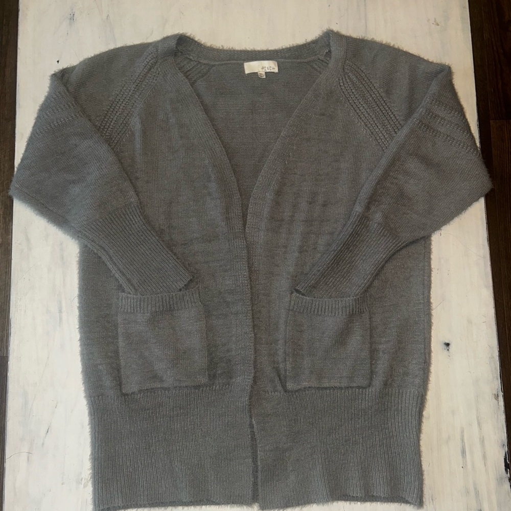 Pinch Gray Cardigan women’s sweaters size Medium Large Pinch apparel